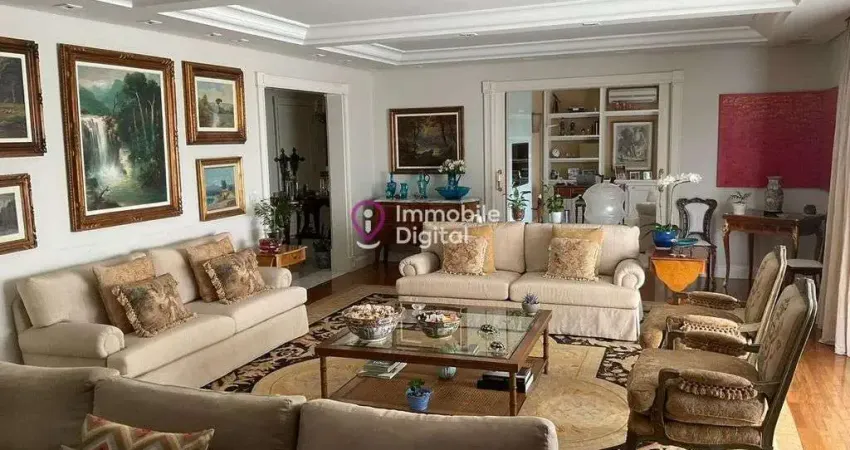 Apartamento à venda com 3 suítes, 6 banheiros, 3 vagas, 329m²- alto da boa vista
