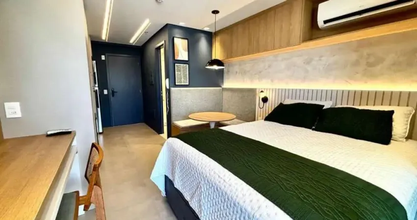 Studio à venda ou locação no Alto da Boa Vista com 27m² completamente mobiliado