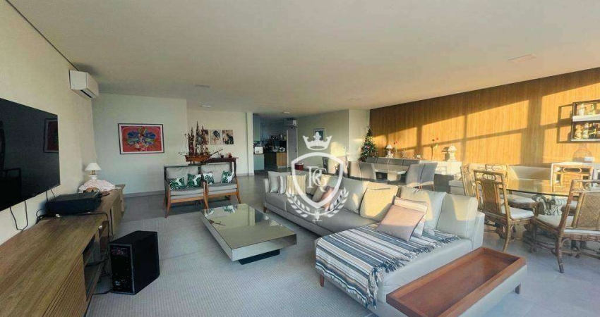 Apartamento com 5 dormitórios à venda, 376 m² por R$ 2.300.000,00 - Pitangueiras Frente Mar - Guarujá/SP
