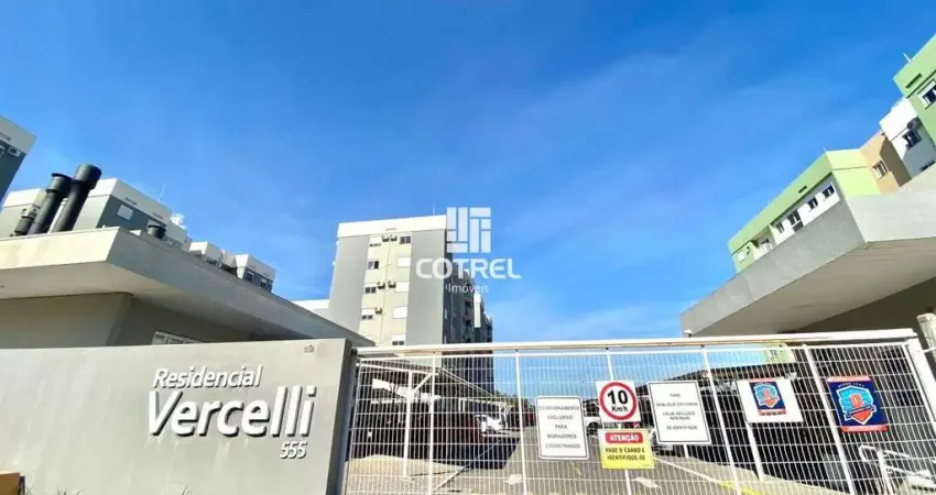 Apartamento para venda no Residencial Vercelli com 02 dormitórios, sacada, 01 va