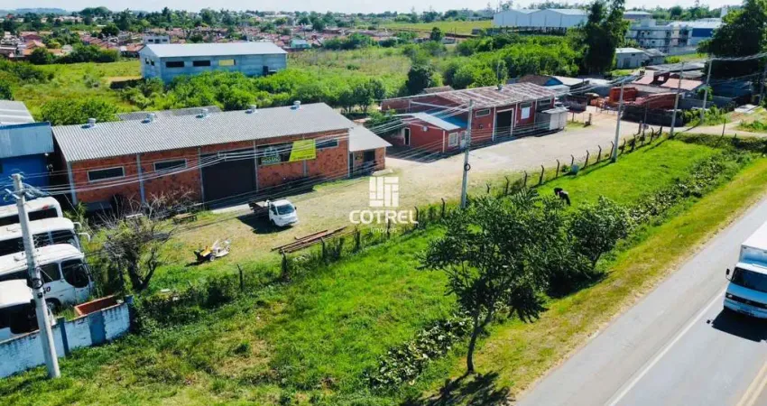 Dois Pavilhões para venda e locação com 496 m² situado no Bairro Camobi na cidad