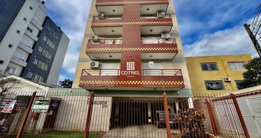 Apartamento mobiliado para locação com 1 dormitório, 1 vaga de garagem situado n