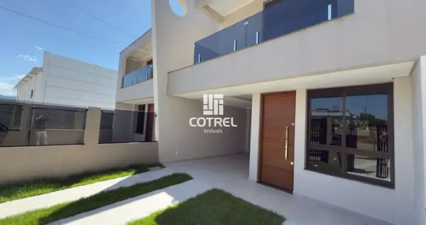 Casa nova para venda 3 dormitórios sendo 1 suíte, 1 vaga de garagem situada no b