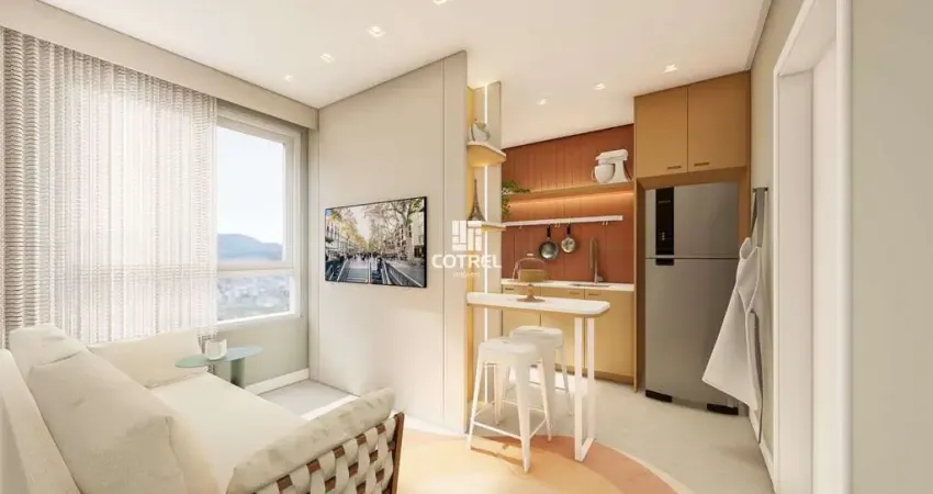 Apartamento á venda com 1 dormitório situado no bairro camobi em santa maria/rs