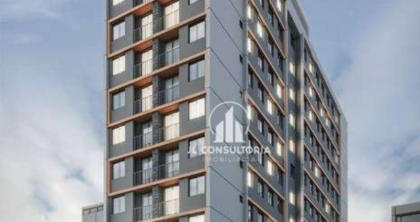 Apartamento com 1 dormitório à venda, 27 m² por R$ 314.300. - Centro - Curitiba/PR