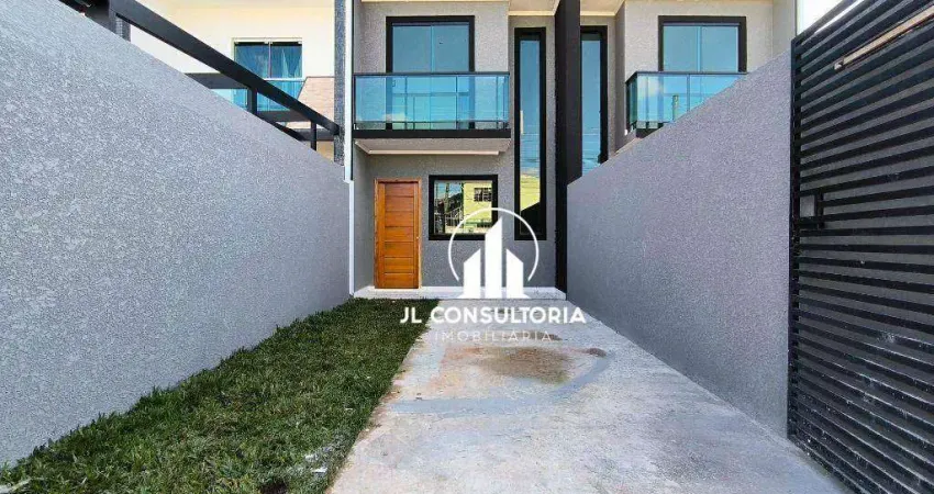 Sobrado à venda, 82 m² por r$ 390.000,00 - campo de santana - curitiba/pr