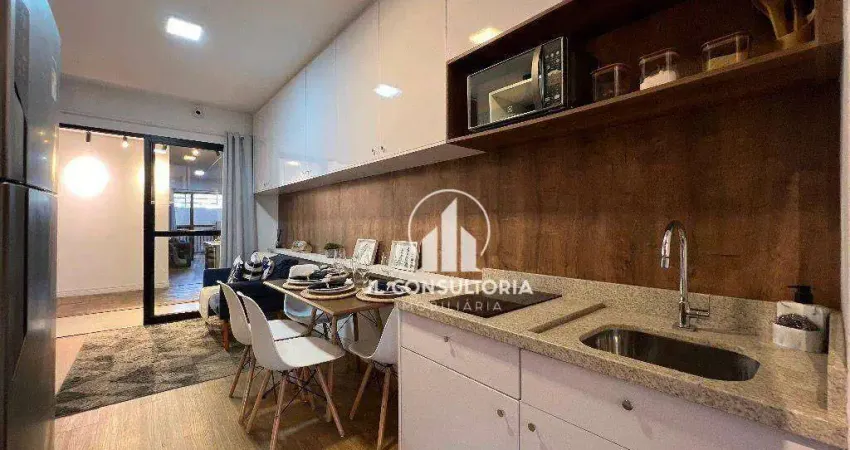 Apartamento Garden com 2 dormitórios à venda, 68 m² por R$ 626.758,00 - Portão - Curitiba/PR
