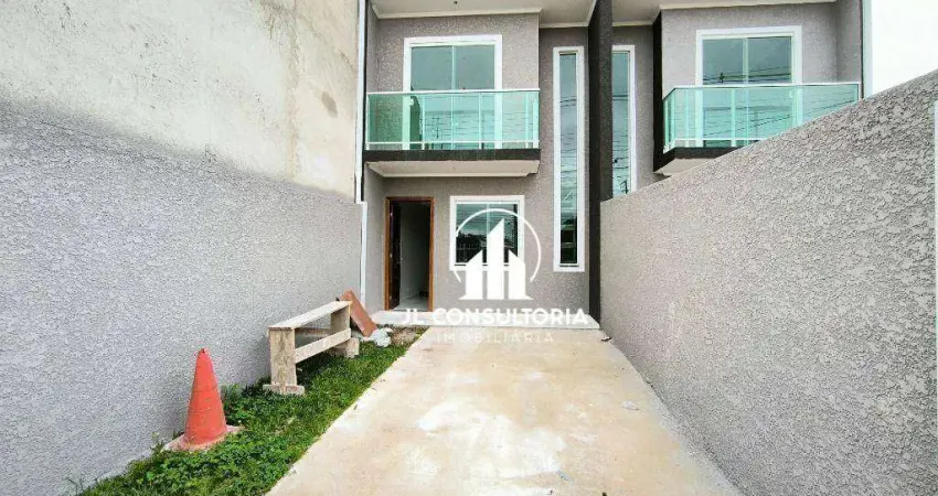 Sobrado com 3 dormitórios à venda, 82 m² por R$ 380.000,00 - Tatuquara - Curitiba/PR