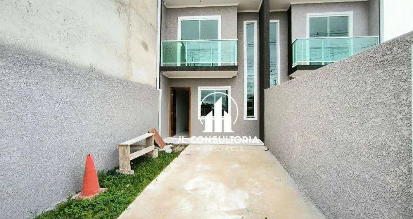 Sobrado à venda, 82 m² por r$ 390.000,00 - tatuquara - curitiba/pr