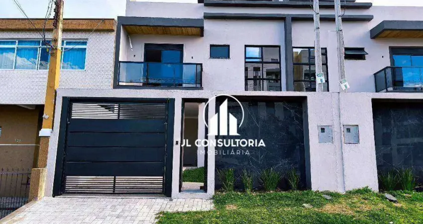 Sobrado à venda, 170 m² por r$ 900.000,00 - capão raso - curitiba/pr