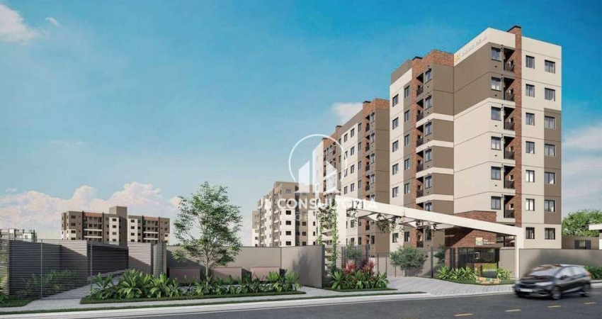 Apartamento com 2 dormitórios à venda, 43 m² por R$ 295.750,00 - Campina da Barra - Araucária/PR