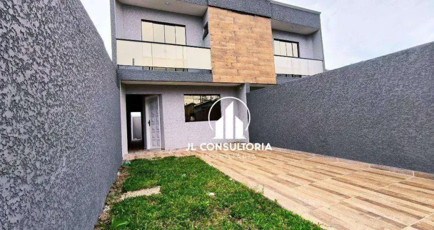 Sobrado à venda, 94 m² por r$ 525.000,00 - sítio cercado - curitiba/pr