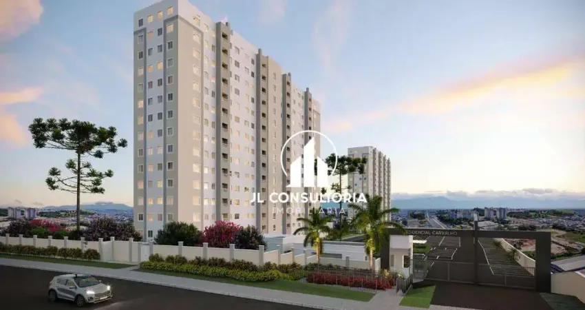 Apartamento com 2 dormitórios à venda, 36 m² por R$ 326.990 - Pinheirinho - Curitiba/PR