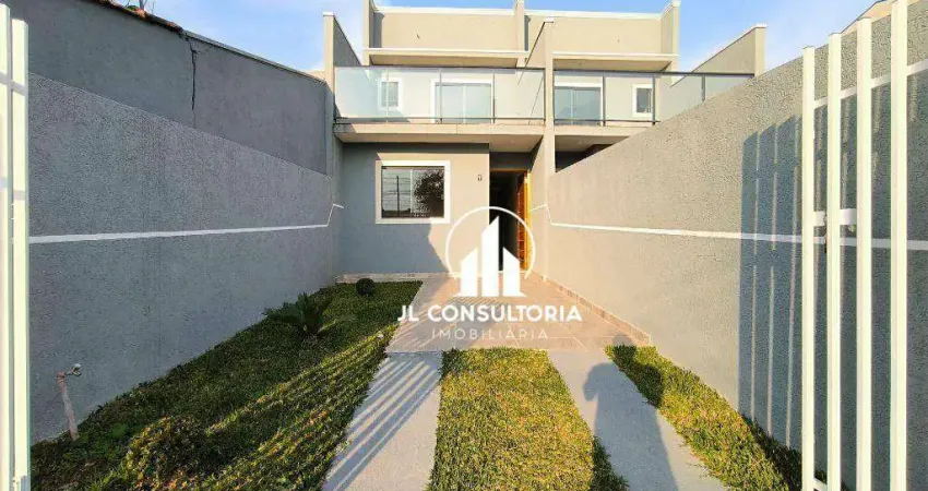 Sobrado com 3 dormitórios à venda, 60 m² por R$ 355.000 - Campo de Santana - Curitiba/PR
