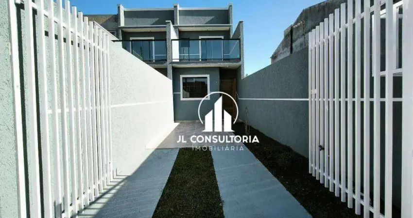 Sobrado com 3 dormitórios à venda, 67 m² por R$ 350.000 - Ganchinho - Curitiba/PR