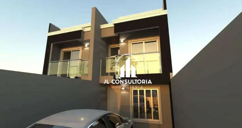 Sobrado com 3 dormitórios à venda, 87 m² por R$ 530.000 - Sítio Cercado - Curitiba/PR
