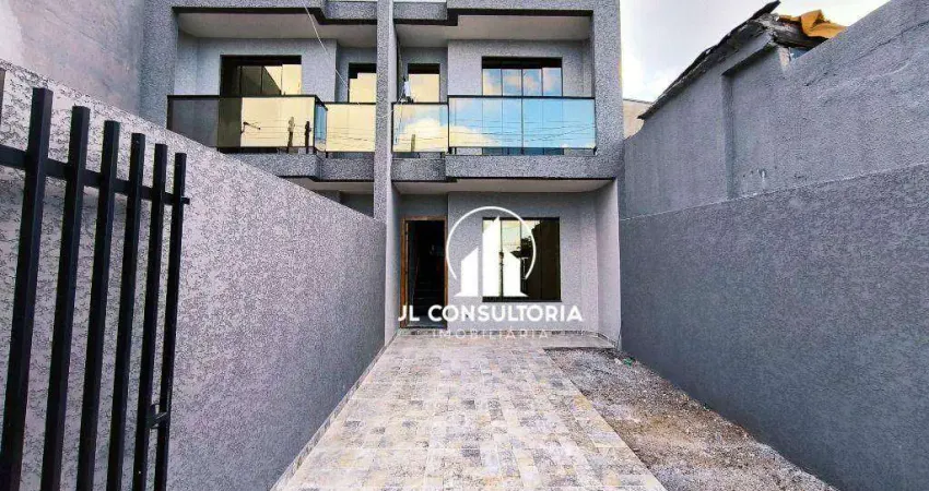 Sobrado à venda, 87 m² por r$ 530.000,00 - sítio cercado - curitiba/pr