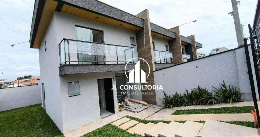 Sobrado com 3 dormitórios à venda, 81 m² por r$ 580.000,00 - alto boqueirão - curitiba/pr