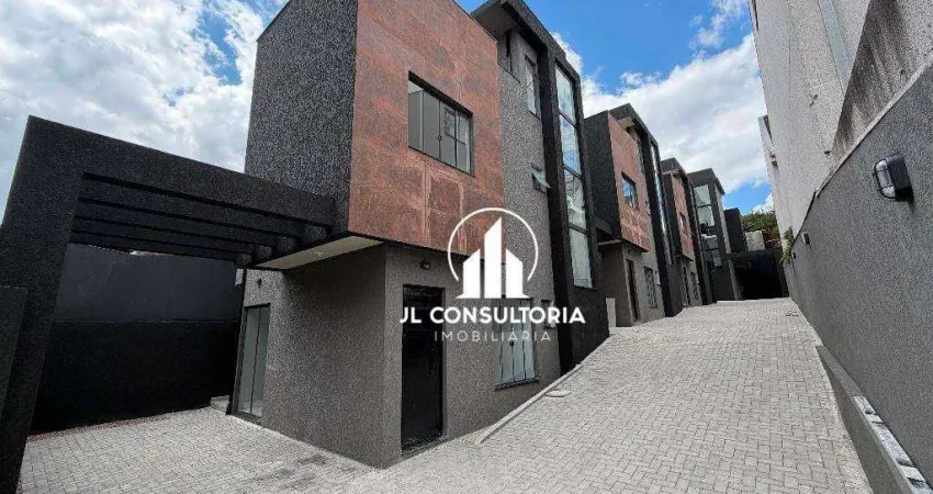 Sobrado com 3 dormitórios à venda, 118 m² por r$ 519.000,00 - xaxim - curitiba/pr