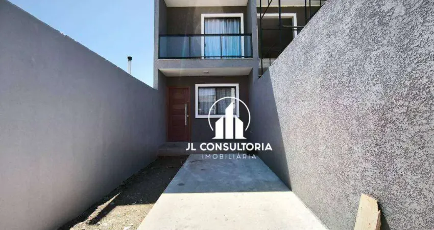 Sobrado com 2 dormitórios à venda, 77 m² por r$ 390.000 - umbará - curitiba/pr