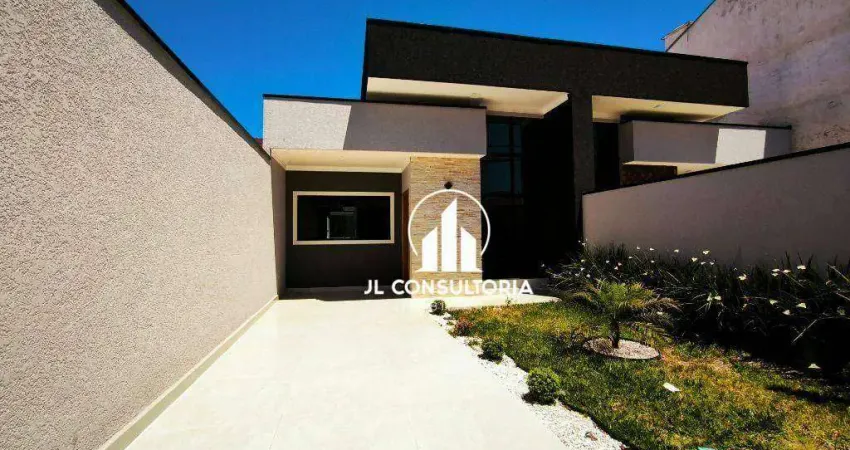 Casa com 3 dormitórios à venda, 90 m² por r$ 680.000 - gralha azul - fazenda rio grande/pr