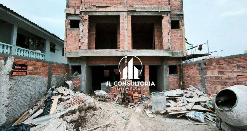 Sobrado com 3 dormitórios à venda, 82 m² por r$ 500.000 - sítio cercado - curitiba/pr