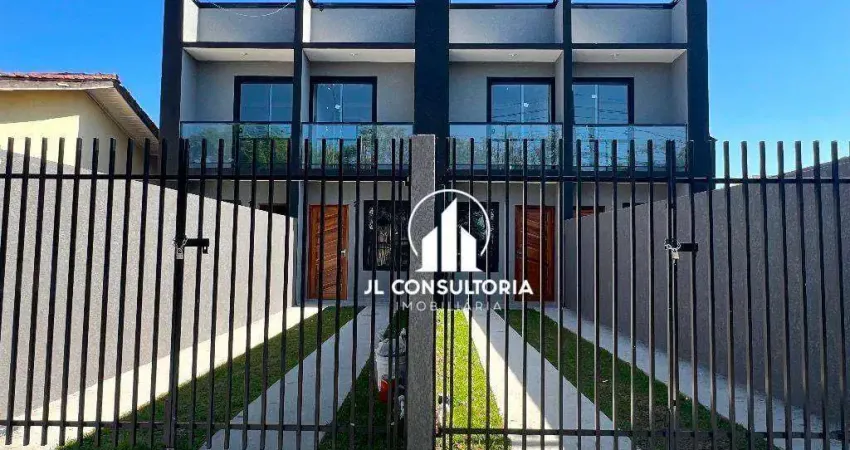 Entrada facilitada! sobrado com 2 dormitórios à venda, 71 m² por r$ 380.000 - tatuquara - curitiba/pr