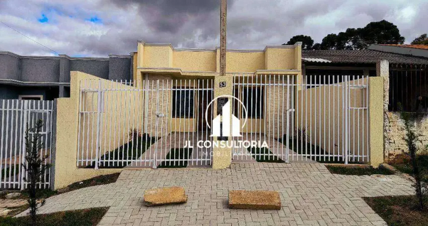Casa com 2 dormitórios à venda, 41 m² por r$ 255.000 - tatuquara - curitiba/pr