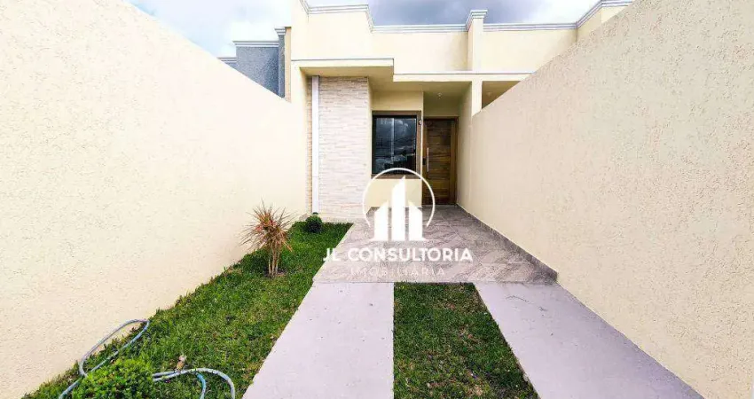 Casa com 2 dormitórios à venda, 37 m² por r$ 260.000 - campo de santana - curitiba/pr