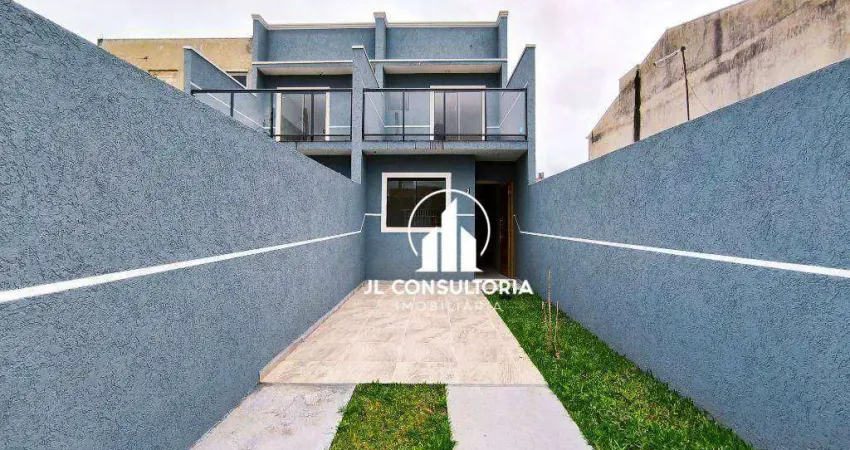 Sobrado com 3 dormitórios à venda, 67 m² por r$ 345.000,00 - ganchinho - curitiba/pr