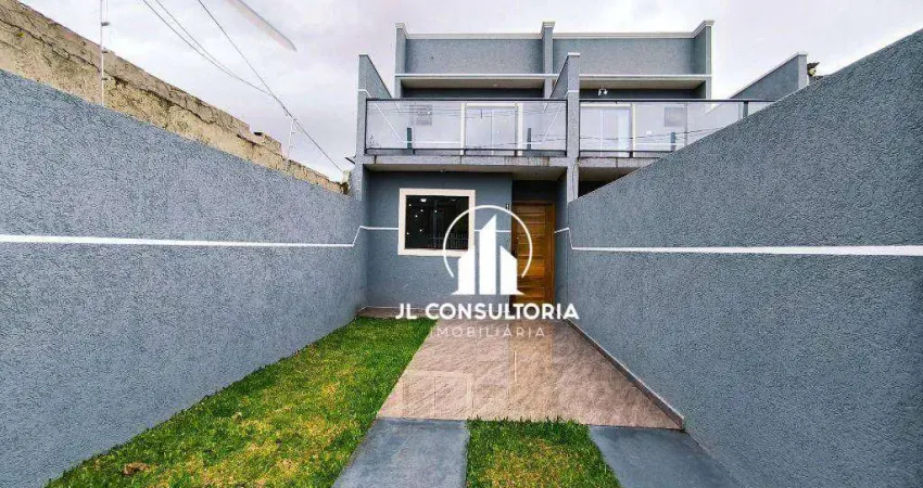 Sobrado com 3 dormitórios à venda, 60 m² por r$ 315.000,00 - ganchinho - curitiba/pr
