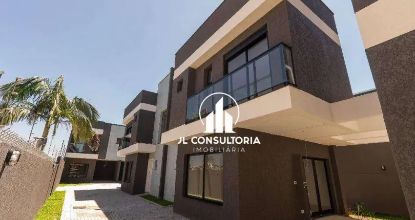 Sobrado com 3 dormitórios à venda, 100 m² por r$ 625.000 - uberaba - curitiba/pr