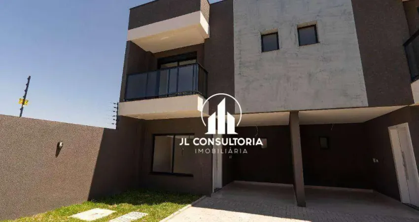Sobrado com 3 dormitórios à venda, 105 m² por r$ 780.000 - uberaba - curitiba/pr