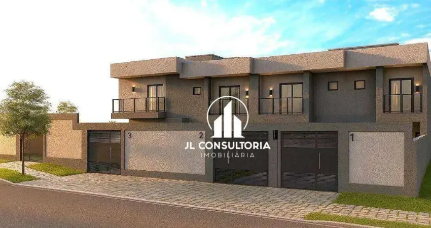 Sobrado com 3 dormitórios à venda, 92 m² por r$ 600.000,00 - xaxim - curitiba/pr