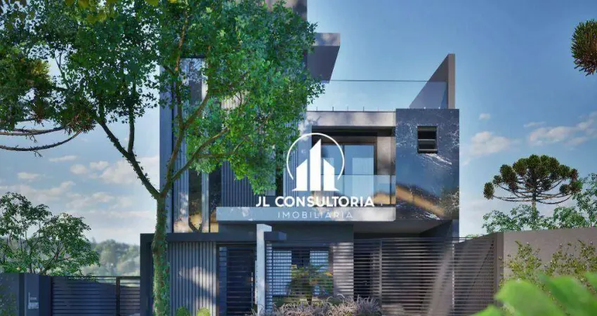 Sobrado com 3 dormitórios à venda, 159 m² por r$ 1.100.000 - novo mundo - curitiba/pr