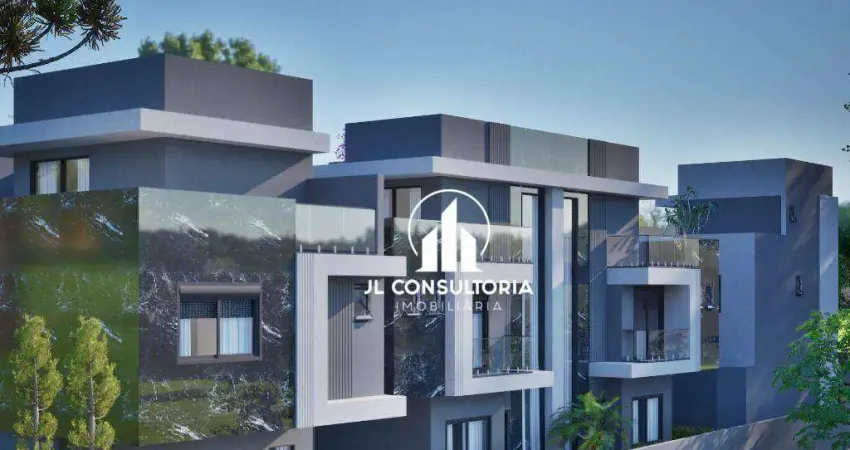 Sobrado com 3 dormitórios à venda, 142 m² por r$ 969.000 - novo mundo - curitiba/pr