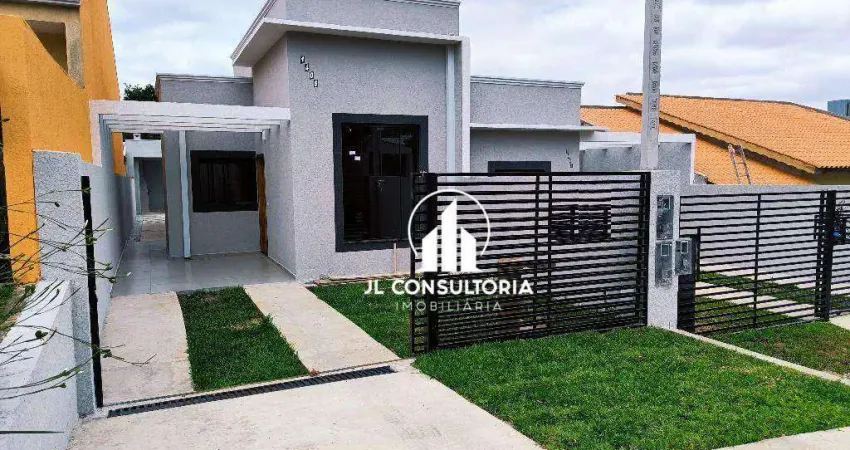Casa com 3 dormitórios à venda, 70 m² por r$ 530.000 - capela velha - araucária/pr