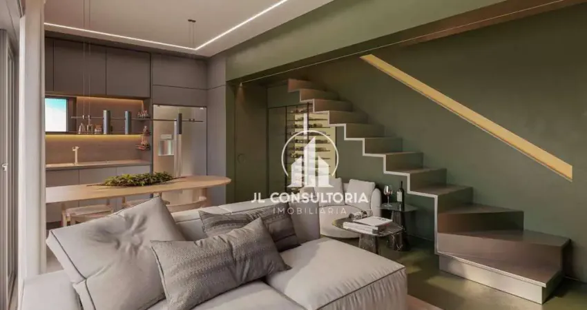 Cobertura com 2 dormitórios à venda, 102 m² por R$ 1.843.016,69 - Água Verde - Curitiba/PR