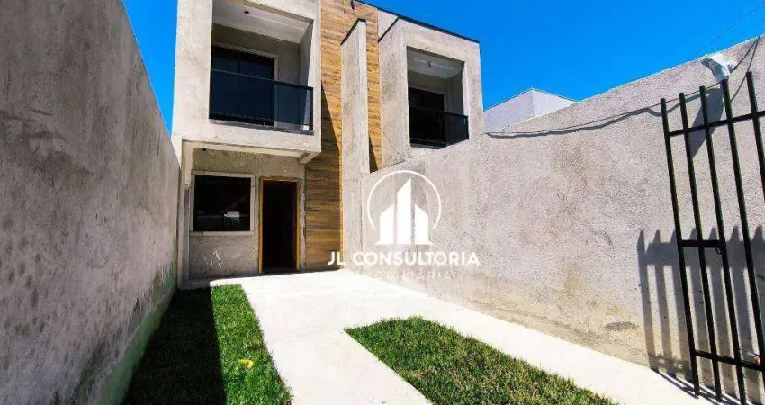 Sobrado com 3 dormitórios à venda, 92 m² por R$ 490.000 - Sítio Cercado - Curitiba/PR
