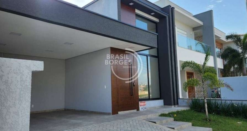 Casa Térrea com 3 Suítes, Pé Direito Alto e Área Gourmet – Infraestrutura Completa