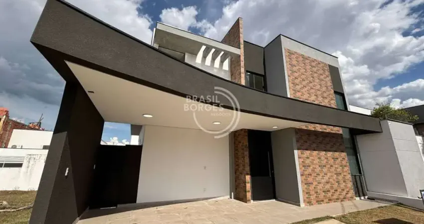 Casa moderna com 3 suítes, espaço gourmet, piscina e energia solar – terras de são francisco