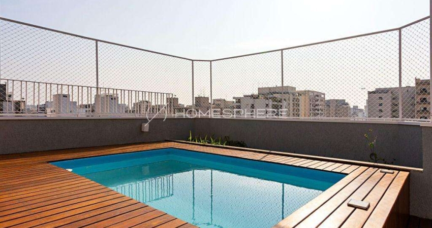Apolo Alameda dos Tupiniquins, 890. Cobertura à venda em Moema, 3 quartos, duplex. 254 m², piscina privativa, área gourmet e 3 vagas no Condomínio Edificio Apolo - Alameda dos Tupiniquins, 890