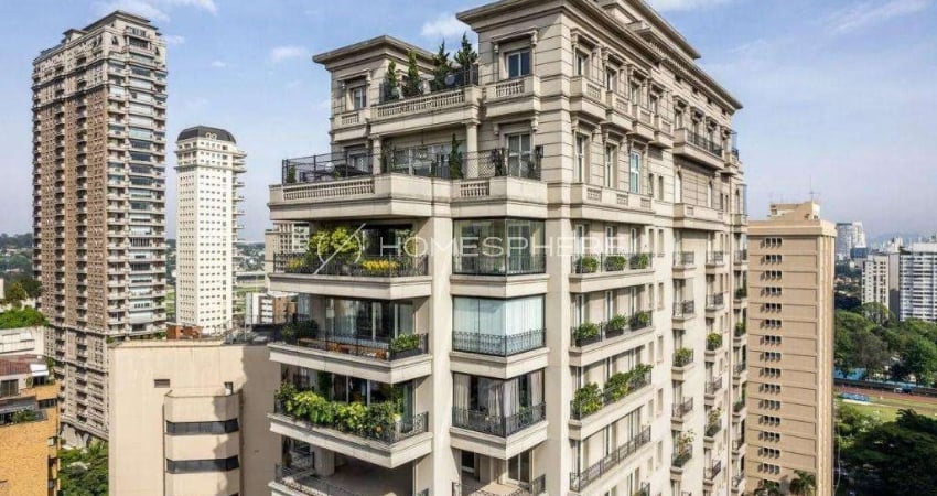 Condomínio Artur Ramos Rua Prof Artur Ramos, 422 Jardim Europa. Luxuoso apartamento à venda mobiliado e decorado, Projeto Roberto Migotto, 818m², 5 suítes, 11 vagas, lazer e forte segurança