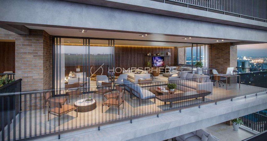 Le Parc Itaim na Rua Dr. Eduardo de Souza Aranha, 310 - Itaim Bibi. Apartamento de alto padrão, terraço gourmet, 4 suítes, 4 vagas e lazer completo no Condomínio Le Parc Itaim