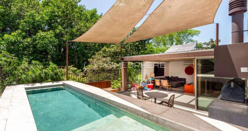 ThreeDI Praça Ibiapinópolis Rua Ibiapinópolis, 334 - Jardim Paulistano. Casa de condomínio à venda, 554m², 4 suítes e 5 vagas. Projetado por Dado Castello Branco e Rodrigo Oliveira