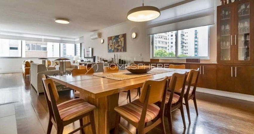 Pernambuco higienópolis r. pernambuco, 46. apartamento à venda, reformado, 270 m², 3 quartos, sendo 2 suítes, varanda e 2 vagas. planta quadrada