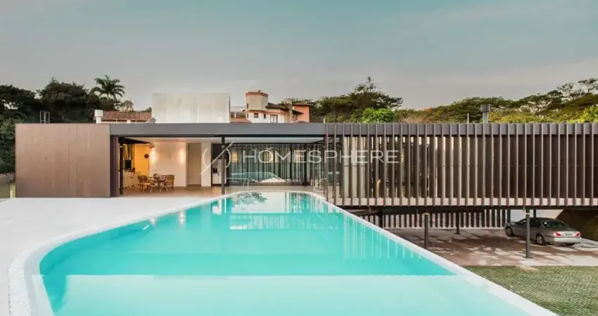 Casa à venda Condomínio Terras de São José I  Itu. Projeto Sérgio Sampaio, 1400m², 5 quartos, sendo 5 suítes, piscina, academia e linda vista em meio ao verde
