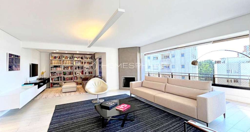Edifício Kristal Park Rua Inajaroba, 17 - Vila Nova Conceição. Venda apartamento com 209 m², 3 quartos, sendo 3 suítes, varanda, 3 vagas e lazer. Próximo ao Parque Ibirapuera