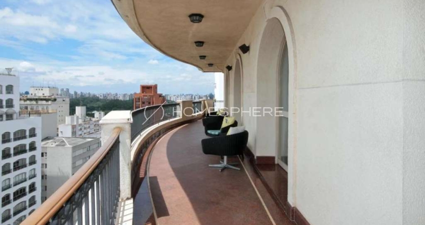 Edificio Paco Do Prado - Jd Paulista Al. Joaquim Eugenio de Lima, 1600. Apartamento à venda com 587 m², 4 quartos sendo 4 suítes, 8 vagas e lazer em prédio neoclássico nos Jardins