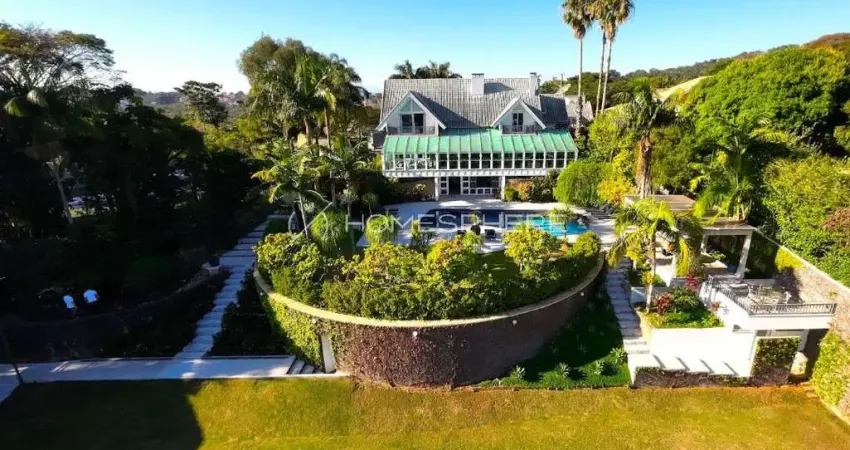 Refúgio Exclusivo | Atibaia | Casa à venda Região Bragantina em Atibaia, 1800 m², 7 quartos sendo 7 suítes, piscina, quadra de tênis e academia completa